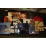 A COLLECTION OF LP RECORDS ETC. TO INCLUDE TOTO, TALKING HEADS, TRACY CHAPMAN ETC. TOGETHER WITH