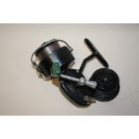 A VINTAGE MITCHELL 350 FISHING REEL WITH SPARE SPOOL