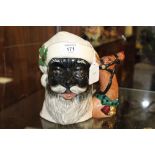 ROYAL DOULTON CHARACTER JUG - BLACK SANTA CLAUS 'NOT PRODUCED FOR SALE', stamped to base 'THE