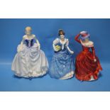 THREE ROYAL DOULTON FIGURINES TO INCLUDE 'SUSAN', 'HELEN' HN3601 AND 'MARY' HN4114 (3)