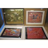 FOUR FRAMED PRINTS