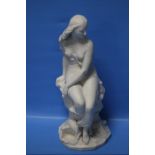 A MINTON PARIAN FIGURE 'MIRANDA' BY JOHN BELLCondition Report:There is a small chip to the edge of