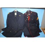 TWO MILITARY JACKETS