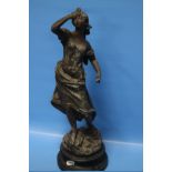 A SPELTER STYLE FIGURE A/F