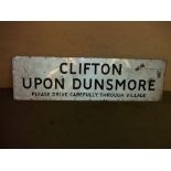 A CLIFTON UPON DUNSMORE SIGN
