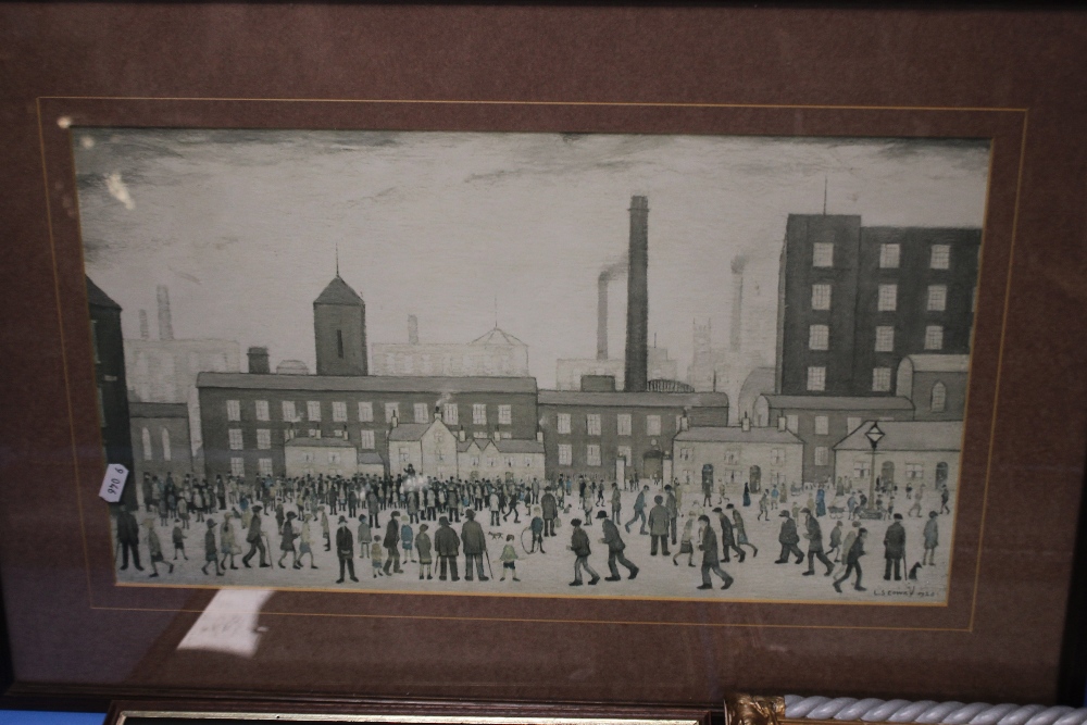 SIX FRAMED LOWRY PRINTS - Image 6 of 7