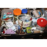 A TRAY OF SEWING ACCESSORIES (TRAY NOT INCLUDED)