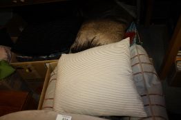 THREE BOXES OF MODERN EX SHOW HOME CUSHIONS