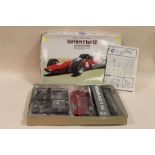 A VINTAGE BANDAI PLASTIC SCALE MODEL OF A FERRARI FLAT 12, CONTENTS NOT CHECKED