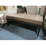 A MODERN RECTANGULAR COFFEE TABLE, H 46 cm, W 70 cm, L 120 cm