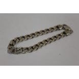 A SILVER BRACELET, APPROX WEIGHT 25.5G