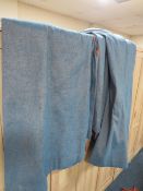 TWO LARGE PAIRS OF MODERN CURTAINS WITH PELMETS - APPROX W 200 cm DROP 210 cm