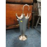 A MODERN UMBRELLA STICK STAND H 66 cm TO INC A WALKING CANE (2)