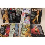 A COLLECTION OF VINTAGE 1970S ERA MAYFAIR ADULT MAGAZINES ETC.