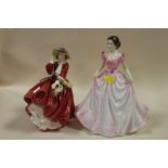 TWO ROYAL DOULTON FIGURES, HOPE HN4097 AND TOP O' THE HILL HN1834