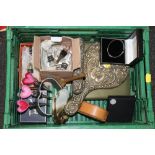 A BOX OF COLLECTABLES ETC