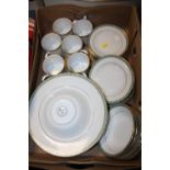 A TRAY OF NORITAKE ATHENA CHINA