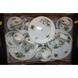 A TRAY OF ROYAL ALBERT SUMMERTIME SERIES CHINA