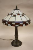 A TIFFANY STYLE TABLE LAMP