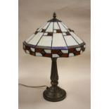 A TIFFANY STYLE TABLE LAMP