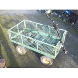 A SMALL GARDEN TROLLEY