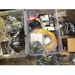A QUANTITY OF ELECTRICALS, WIRING ETC