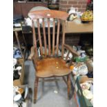 A VINTAGE WINDSOR ARMCHAIR