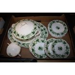 A TRAY OF ROYAL ALBERT IVY LEA CHINA TO INCLUDE A TUREEN