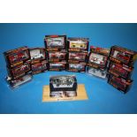 A BOX OF BOXED MODEL VEHICLES, TO INCLUDE 14 CORGI FIRE HEROES, 3 CORGI CLASSICS ETC.