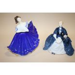 TWO ROYAL DOULTON FIGURES LAURIANNE HN2719 AND ELAINE HN2791