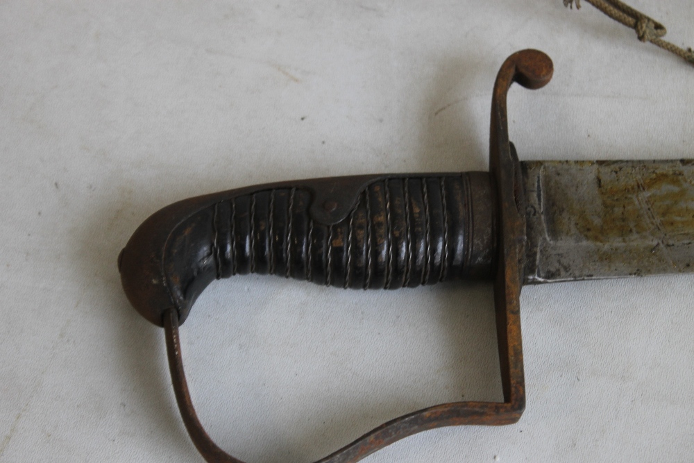 A 1796 PATTERN LIGHT CAVALRY TROOPER'S SABRE, MARKED "'OSBORN"' to the back edge of the blade, in - Image 2 of 2