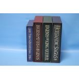 FOLIO SOCIETY - 'THE ICELANDIC SAGAS' published 1999, together with 'Legends of King Arthur'