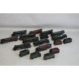 AN ASSORTMENT OF ELEVEN UNBOXED 00 GAUGE STEAM LOCOMOTIVES, mostly 2 rail some 3 rail and seven