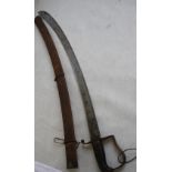 A 1796 PATTERN LIGHT CAVALRY TROOPER'S SABRE, MARKED "'OSBORN"' to the back edge of the blade, in