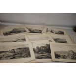 A QUANTITY OF LITHOGRAPHS BY C. HULLMANDEL from Edward Dodd's 'Views and Descriptions of Cyclopian