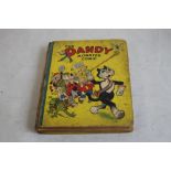 THE DANDY MONSTER COMIC' 1941Condition Report:Losses to spine, worn boards, Book belongs to filled