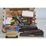 A BOXED CORGI TARGET SUPER HAULER, A UNBOXED CORGI ARAB BUS, together with a quantity of playworn