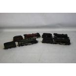 FOUR BOXED HORNBY STEAM LOCOMOTIVES AND TENDERS to include LMS Patriot Class Duke of Sutherland (