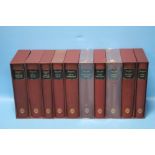 FOLIO SOCIETY - TEN VOLUME SET OF CHARLES DICKENS BOOKS, 2004 - 2005, two still shrink wrapped