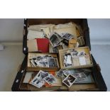 TWO BOXES OF EARLY-MID 20TH CENTURY PHOTOGRAPHS, both loose and in albums mainly of people and