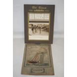 THE TIMES 1932 CALENDAR, in a card frame and in its original packaging, together with a 1928