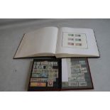 A COLLECTION OF GEORGE VI COMMONWEALTH VICTORY STAMPS TO AN ALBUM AND A STOCK BOOK, to include