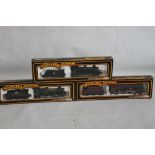 THREE BOXED MAINLINE STEAM LOCOMOTIVES AND TENDERS 'OO GAUGE', including GWR Manor Class (4-6-0)