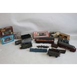 BOXED OF GAUGE (MAINLY 00 GAUGE) ROLLING STOCK AND PARTS, to include GWR tank locomotive (unboxed)