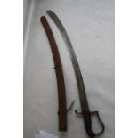 A 1796 PATTERN LIGHT CAVALRY TROOPER'S SABRE, MARKED "'OSBORN"' to the back edge of the blade, in