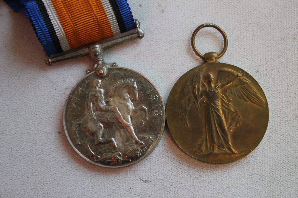 A WWI BRITISH WAR MEDAL AND A VICTORY MEDAL PAIR, in original card box named P.M Pinder R.E and a - Image 4 of 6