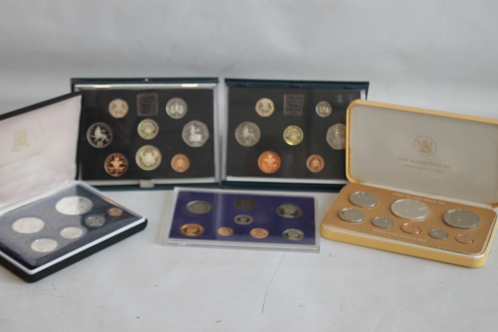 UK & COMMONWEALTH ROYAL MINT PROOF SETS, to include Cook Islands 1976 & British Virgin Islands