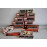 TWO BOXED LIMA GOLDEN ARROW CARRIAGES 9200, FOUR BOXED LIMA COVERED WAGONS 305625W, 'OO GAUGE',