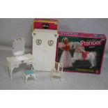 A BOXED SINDY WARDROBE together with a boxed Barbie Doll's Dream Horse Dixie baby palomino, and a