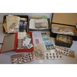A LARGE QUANTITY OF LOOSE BRITISH AND WORLD STAMPS (two large boxes).